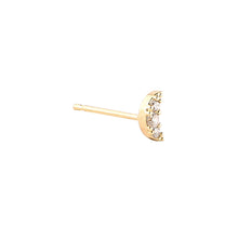 Load image into Gallery viewer, Pave Moon and Lightning Studs and Eternity Cuff