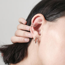 Load image into Gallery viewer, Eternity Hoop Earrings