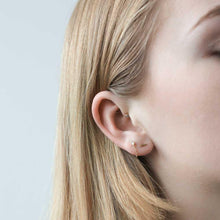 Load image into Gallery viewer, Little Bar Studs in Sterling Silver