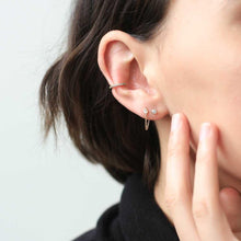 Load image into Gallery viewer, Crystal Ear Cuff Trio in Sterling Silver