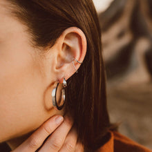 Load image into Gallery viewer, Arc Chain Ear Cuff in Sterling Silver