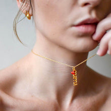 Load image into Gallery viewer, Luna Hoop Earrings in Sterling Silver