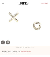Load image into Gallery viewer, Pave X and O Studs in Sterling Silver
