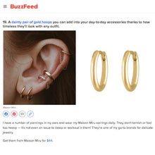 Load image into Gallery viewer, Classic Huggie Hoops
