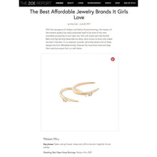 Load image into Gallery viewer, Shooting Star Open Hoop Earrings
