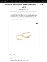 Load image into Gallery viewer, Large Shooting Star Open Hoop Earrings - 16G
