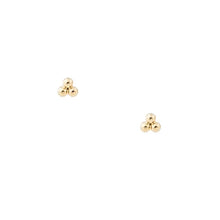 Load image into Gallery viewer, Crystal Huggie Earrings and Tiny Trinity Studs
